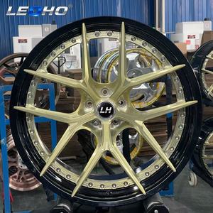 Jantes en alliage forgé sur mesure S101SC 2 pièces 6061 T6 18 19 20 21 pouces 5x112 5x120 5x130 pour BMW M3 M4 C8 <span class=keywords><strong>Corvette</strong></span> Porsche 911 - Product Image 3