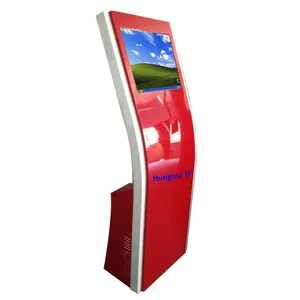 17 pouces LCD écran tactile distributeur de billets file d'attente jeton numéro kiosque Machine sans fil file d'attente appel Machine