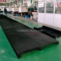 Protection de table CNC plasma, soufflet accordéon en nylon cousu plat, pour la protection contre la poussière, l'eau, l'huile et le feu