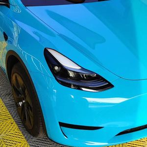 Pegatina de película de coche con cambio de Color azul Miami de alta calidad decorativa protectora UV con función antiarañazos - Product Image 1
