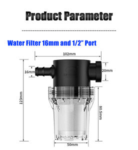 Neuankömmling Wasser Vorfilter Günstiger Preis Einfache Installation Nylon Core Haushalts leitung Wassers ieb Filter box - Product Image 5