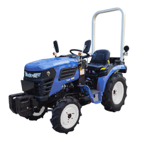 Mini-tracteur Grandemac Orchard 25HP 4x4 avec moteur 3 cylindres, pompe et boîte de vitesses, tracteur compact