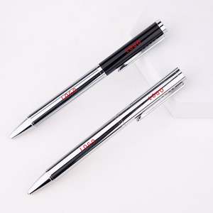 Bolígrafos de Metal con Diseño OEM Personalizado, Acabado en Cuero/Pintura y Detalles en Oro Rosa/Plata - Product Image 2