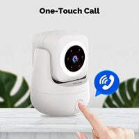 Penyimpanan Cloud penglihatan malam nirkabel/kartu SD Wifi kamera CCTV keamanan rumah