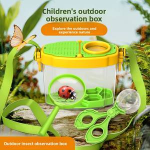 Caja de Observación de Insectos de Plástico para Niños, Juguete de Exploración para Exteriores, Herramienta de Captura de Insectos para Educación Científica - Product Image 3