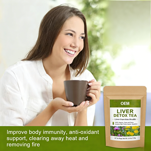 ชาสมุนไพรดีท็อกซ์ตับ OEM 42 วัน สูตรผสมออร์แกนิค 100% ประกอบด้วยมิลค์ธิสเซิล แดนดิไลออน ขมิ้น สะระแหน่ ช่วยทำความสะอาดและบำรุงฟังก์ชันตับ - Product Image 5