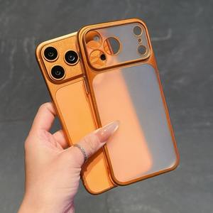 Fundas para iPhone 17 16 Pro Max con Acabado Electrochapado, Superficie Mate, Antihuellas - Product Image 1