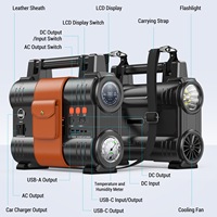 Station d'alimentation extérieure 600W, batterie portable haute puissance 288Wh, station de charge avec PSE et lampe torche