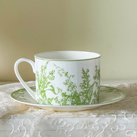 Assiettes en porcelaine blanche vert émeraude en gros, assiettes de mariage, assiettes de luxe, grandes assiettes rondes de 12 pouces