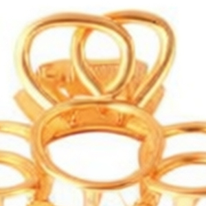 กิ๊บติดผมทรงกลมดีไซน์โดดเด่น Hirei Land ขนาด 7.5 ซม. คลิปโลหะทรงกลมสำหรับผู้หญิง เครื่องประดับแฟชั่น - Product Image 5