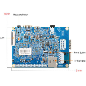 Orange Pi 4B 4GB RAM 16GB eMMC Rockchip RK3399 6-core 64-bit A72 A53 Electronic <strong>Modules</strong> Orange Pi 4 Model B 4G LPDDR4 16G <strong>Flash</strong> - Product Image 2