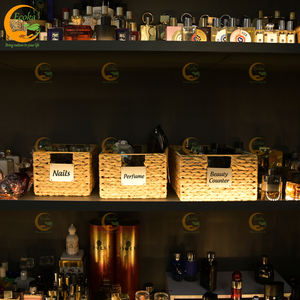 Panier pliable en jacinthe d'eau tressé à la main, écologique, plusieurs tailles, design multifonctionnel pour le rangement de vêtements dans la salle de bain - Product Image 2