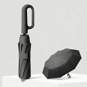 Automatic <b>Windproof</b> <b>Umbrella</b> Handle Hands-Free Carry Compact for Travel Car Upf 50+ All-Weather Protection Promotion Gift - Product Image 2
