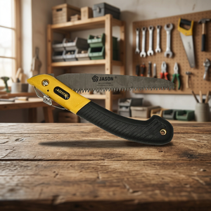 High Quality 7 Inch Folding Hand Saw Alloy Steel | DIY Jason Portable Pruning & Camping Wood <b>Cutting</b> <b>Tool</b> - Product Image 1