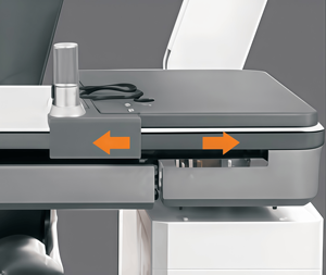 Mesa Combinada Espaciosa de 1080x1070mm Serie X-05 para Optometría - Diseño para una Amplia Colocación de Instrumentos en Centros de Optometría - Product Image 5
