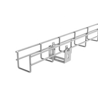 Plateau de gestion de câbles en fer galvanisé, 1 pièce, outil de gestion de câbles, fil de fer galvanisé, plateau de panier de câbles en métal revêtu de Zinc