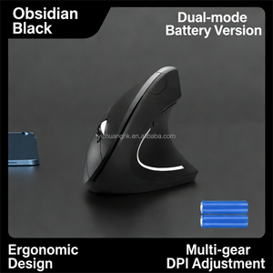 Ratón Vertical Inalámbrico con 2.4G, Ergonómico, para Juegos de PC, Interfaz USB, Retroiluminación RGB, Batería Recargable, en Stock - Product Image 4