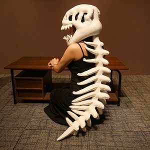 Juguetes de Peluche, Cojín para Dormir, Anime, Juego, Regalo, Tamaño Grande, Esqueleto de Dinosaurio Gigante, Accesorios Creativos para Cosplay, Disfraz de Halloween, Regalo - Product Image 5
