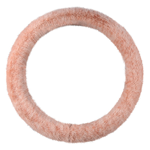 Meilleures ventes - Housse de volant de <span class=keywords><strong>voiture</strong></span> en peluche de luxe 38 cm, douce, chaude pour l'hiver, antidérapante, universelle pour Nissan et Mazda, logo personnalisé - Product Image 4