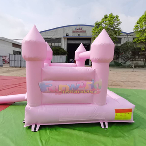 Outdoor commercial <b>inflatable</b> modern pink bounce <b>house</b> kids bouncing castle for parties weddings and events - Product Image 3