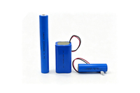 Baterai Sel Silinder Lithium Ion 3.7V 18650 1200mAh 14500 600mAh Isi Ulang untuk Senter Mainan Power Bank