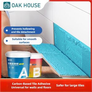 Résine adhésive pour carrelage à base de carbone, double composant, époxy, imperméable, pour sol et mur, force d'adhérence maximale - Product Image 1