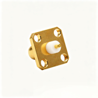 Conector RF de Montaje en Panel Cuadrado, Amplio Rango de Temperatura -45~+125 ° Placa de Circuito RF Personalizable para Aviación