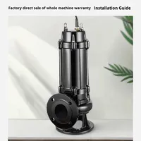 Pompe à eaux usées submersible à eau propre électrique modèle WQD à haute pression WQ pour rivière