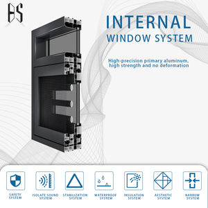 Fabbrica produce finestre a battente con <span class=keywords><strong>doppi</strong></span> <span class=keywords><strong>vetri</strong></span> e telai in lega di alluminio - Product Image 5