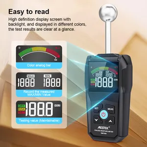 Mestek WM700B Digital Spherical Contact Wall Flooring Wood Moisture Meter Pinless Detector Damp Mini Definition