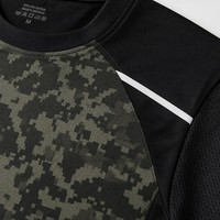 Conjunto de Camisetas Deportivas con Camuflaje Digital Personalizado, Sublimación OEM, Corte Holgado, Poliéster, Ropa Deportiva Táctica