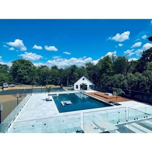 Barandilla de Vidrio para Balcón de Diseño Moderno con <span class=keywords><strong>Pilar</strong></span> de Acero Inoxidable - Product Image 4