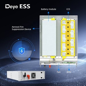 อินเวอร์เตอร์พลังงานแสงอาทิตย์แบบไฮบริด Deye GE-F120-2H2 50 กิโลวัตต์ พร้อมแบตเตอรี่ลิเธียม LiFePO4 แรงดันสูง 120 กิโลวัตต์ชั่วโมง  แบบออลอินวันในตู้ ESS - Product Image 5
