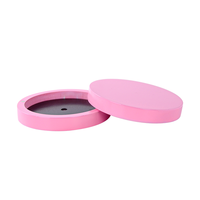 Boîte à poudre compacte vide en plastique, taille universelle 59 mm, innovante, rechargeable, compostable, biodégradable, écologique, avec miroir