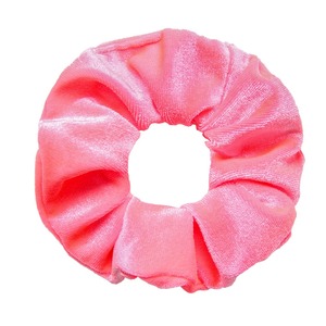 IFOND Coleteros de Terciopelo Rosa <span class=keywords><strong>Pastel</strong></span> con Logotipo Personalizado, Elástico para el Cabello, Coletero para Cola de Caballo - Product Image 2