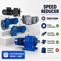 Réducteur à engrenages hélicoïdaux à dents rigides GOLDGUN R77, moteur 7,5 kW, boîte de vitesses à haute vitesse de charge pour mélangeurs industriels, disponible en OEM/ODM