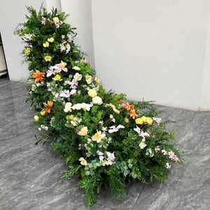 Arreglo Floral Artificial de Rosas y Hortensias en Cascada, Hecho a Mano, para Cumpleaños, Banquetes, Mesas de Hotel, Cajas, Escenarios de Boda - Product Image 1