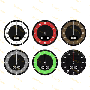 Roadnavi xe <span class=keywords><strong>LCD</strong></span> hiển thị kỹ thuật số Đồng hồ bấm giờ thể thao Chrono cho pogio Cayenne 2010 2017 trung tâm Đồng hồ điện tử - Product Image 4