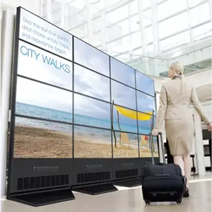 Ultraschmaler Bezelbildschirm 3 × 3 4 K Videowand Werbedisplayer Lcd Splice 2 × 2 Controller 55 Zoll Videowand Preis