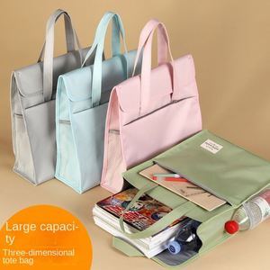 Bolsa de Archivo con Cierre, Impermeable, de Gran Capacidad, Tipo Oxford, para Documentos, Portátil, Universal, para Tutoriales y Aprendizaje - Product Image 2
