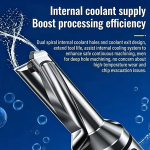 ดอกสว่าน YOWAX Indexable U Drill รุ่น D10-D80 SP04 WC03 2D~5D ความลึก 2D~5D  สำหรับเหล็ก อลูมิเนียม เหล็กหล่อ  แบบไม่เคลือบผิว  ขนาด D10-D80 คุณภาพสูง - Product Image 1