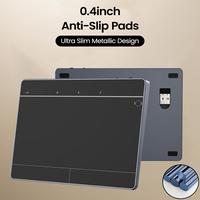 JOMAA Pavé tactile sans fil à connexion trois modes, souris rechargeable multifonction avec commandes gestuelles