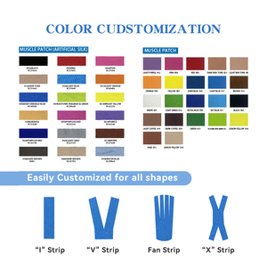 YOUNGSON Venda Caliente Cinta de Kinesiología Elástica de Algodón Multicolor de 5m, Impermeable, con Patrón Personalizado, Soporte para Rodilla - Product Image 1
