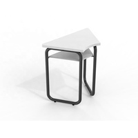 Bureau d'école moderne pour une seule salle de classe, usage commercial, mobilier étudiant, stable, ergonomique, écologique, table d'étude pour l'école à domicile