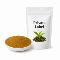 Poudre d'extrait de thé vert en gros, qualité alimentaire naturelle, 98% polyphénols, 45% EGCG