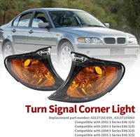 63137165859 63137165860 Système d'éclairage automobile jaune cristal, clignotant LED d'angle adapté à la BMW 3 E46