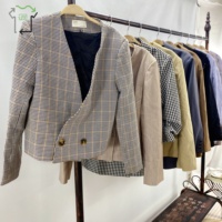 Jas Blazer Wanita Bekas YiJiaYi, Slim Fit, Formal, Setelan Wanita, Blazer Slim, Jaket Bekas