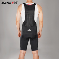 Darevie Cuissards de cyclisme cargo personnalisés noirs à séchage rapide et hydratants, salopettes de cyclisme, cuissards cargo de cyclisme personnalisés, pantalons