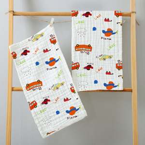 Soft Baby Washcloths Towels Infant Muslin Long Organic Baby Burp <b>Cloths</b> - Product Image 4