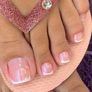 Hot Selling 600 Piece Scratch Free Nail Art Extension Patches French Style 9 Styles Oval Almond European American <b>Box</b> - Product Image 5